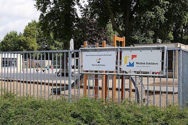 Buitenschilderwerk ESV School Enschede Mellink Schilders
