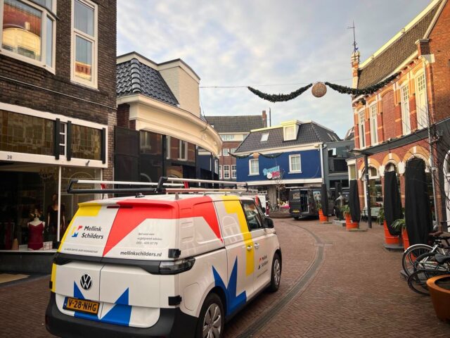 Binnenstad Enschede werkzaamheden - nieuwe elektrische bus - Mellink Schilders Binnenstad Enschede werkzaamheden - nieuwe elektrische bus - Mellink Schilders